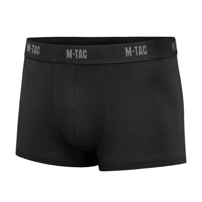M-Tac Men Cotton Stretch Trunks – vyriškos apatinės kelnaitės, Juoda
