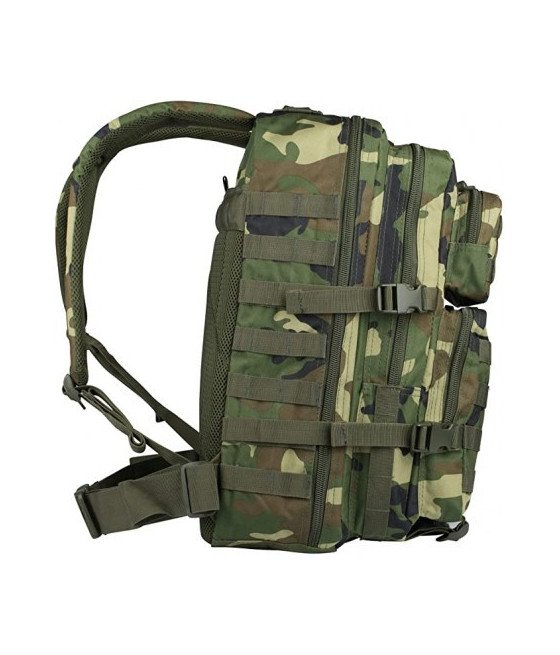 Mil-Tec Woodland Backpack US Assault Large Woodland marginimo didelė kuprinė 36L