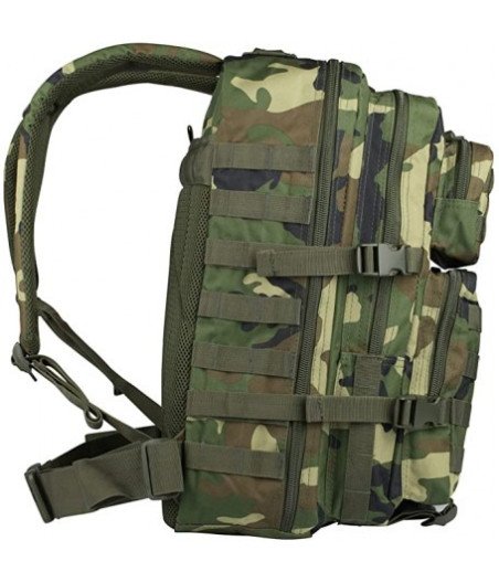 Mil-Tec Woodland Backpack US Assault Large Woodland marginimo didelė kuprinė 36L