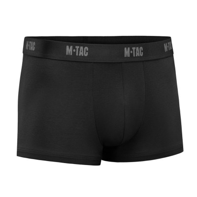 M-Tac Men Cotton Stretch Trunks – vyriškos apatinės kelnaitės, Juoda