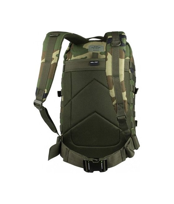 Mil-Tec Woodland Backpack US Assault Large Woodland marginimo didelė kuprinė 36L