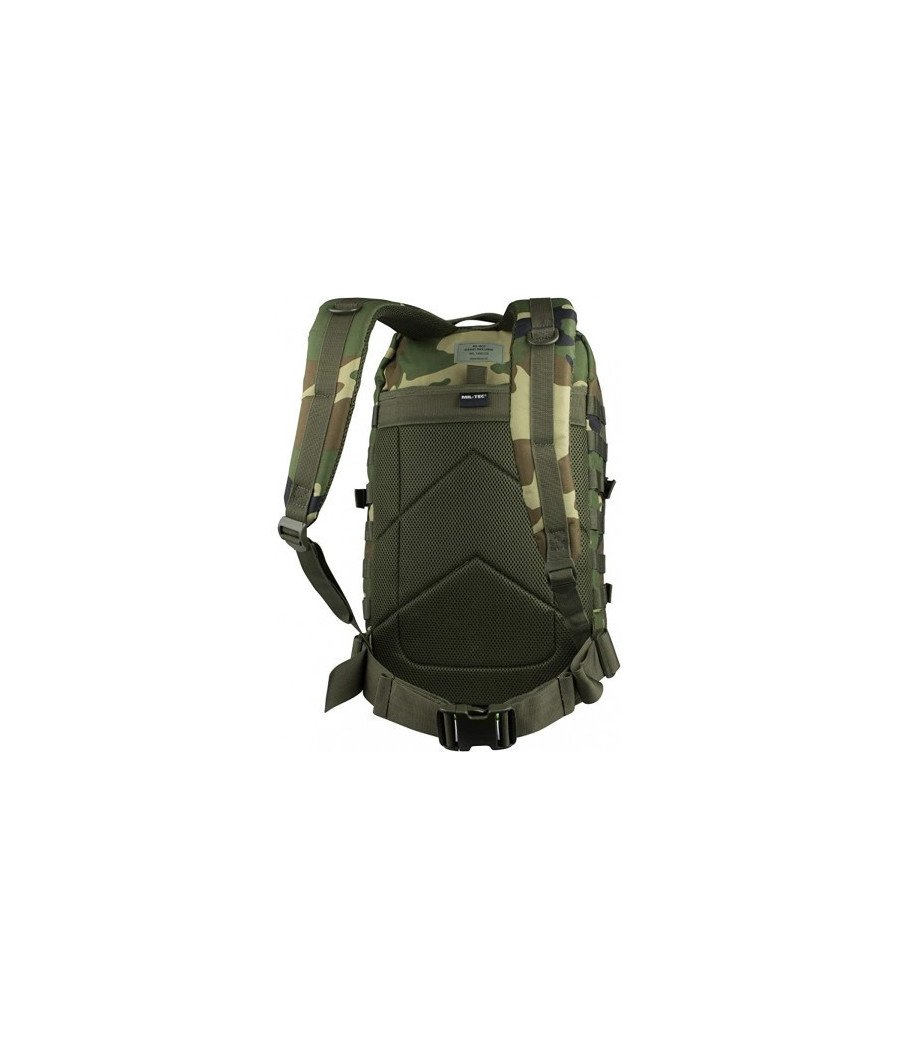 Mil-Tec Woodland Backpack US Assault Large Woodland marginimo didelė kuprinė 36L