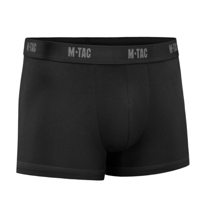 M-Tac Men Cotton Stretch Boxer Briefs – vyriški bokseriai, Juoda