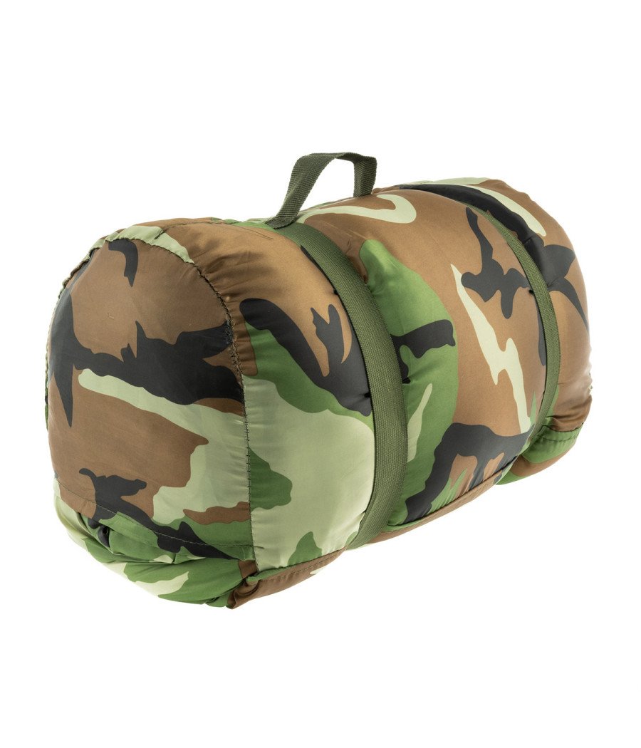 Mil-Tec Woodlan ′Pilot′ Sleeping Bag Woodland marginimo miegmaišis