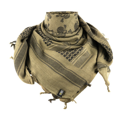 M-Tac Shemagh Scarf Pirate Skull – shemagh skara, Olive/Black