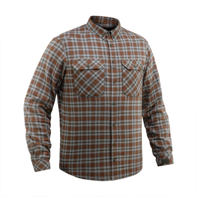 M-Tac Lumberjack Cotton Shirt – marškiniai, Brown/Grey