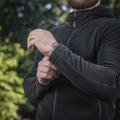 M-Tac Sprint Fleece Sweatshirt Polartec – flisinis džemperis, Juoda