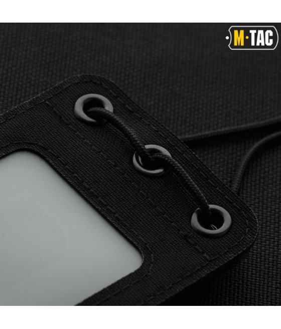 M-Tac Tactical Badge Holder Hanging ID Card Case Hook Surface Draw Cord ID kortelės ar pažymėjimo dėklas