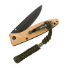 M-Tac Knife Lanyard Loopy Snake Scandinavian – virvelė peiliui, Olive