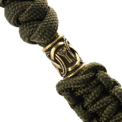 M-Tac Knife Lanyard Loopy Snake Scandinavian – virvelė peiliui, Olive