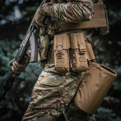 M-Tac Pouch Double Magazine Closure Fastex – dėtuvių dėklas, Coyote