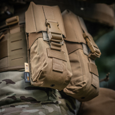 M-Tac Pouch Double Magazine Closure Fastex – dėtuvių dėklas, Coyote