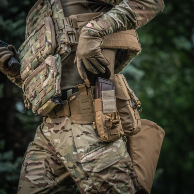 M-Tac Pouch Double Magazine Closure Fastex – dėtuvių dėklas, Coyote