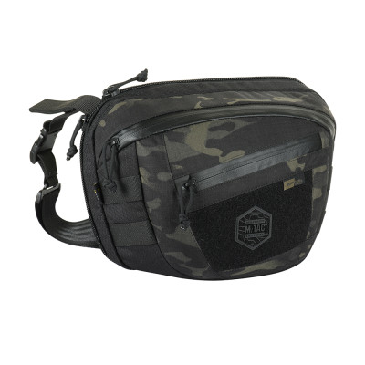 M-Tac Sphaera Hex Hardsling Bag Large with Velcro Elite – rankinė, Multicam Black/Black