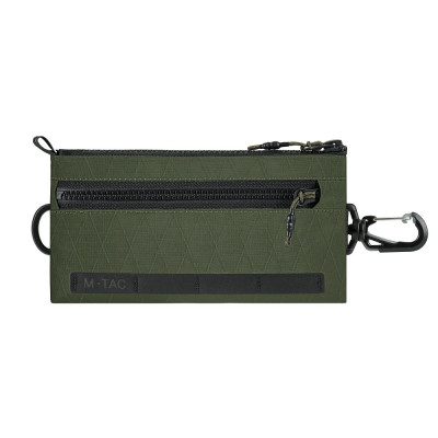 M-Tac Wallet Horizontal with Carabiner X-Pac Elite – piniginė, Ranger Green