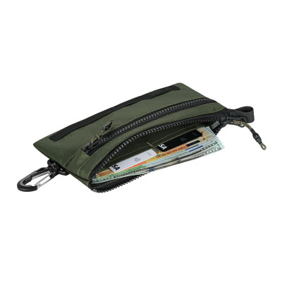 M-Tac Wallet Horizontal with Carabiner X-Pac Elite – piniginė, Ranger Green