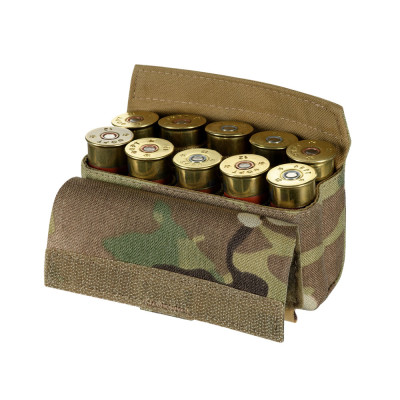 M-Tac 12-Gauge Ammo Pouch for 10 Rounds Elite – šovinių dėklas, Multicam