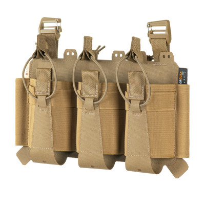 M-Tac Front Panel for Plate Carrier Three Mags – dėtuvių panelė, Coyote