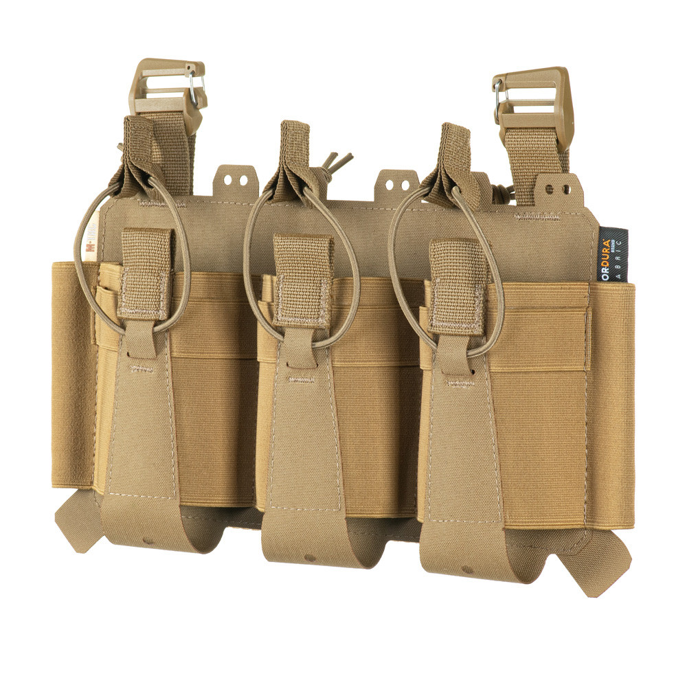 M-Tac Front Panel for Plate Carrier Three Mags – dėtuvių panelė, Coyote
