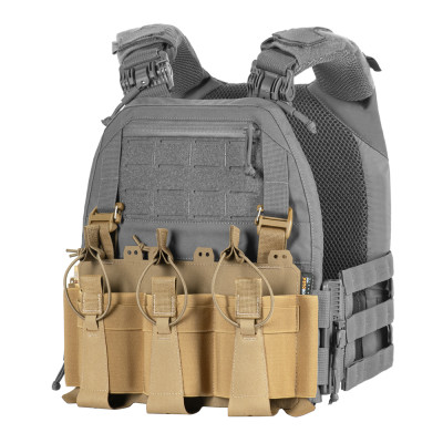 M-Tac Front Panel for Plate Carrier Three Mags – dėtuvių panelė, Coyote