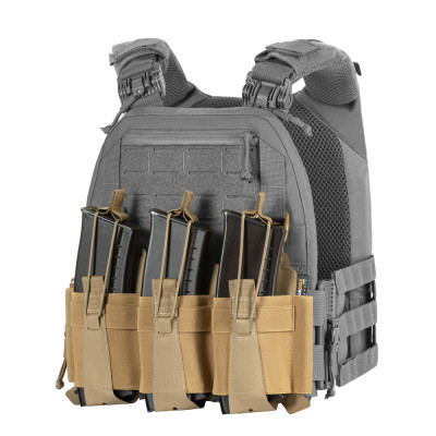 M-Tac Front Panel for Plate Carrier Three Mags – dėtuvių panelė, Coyote