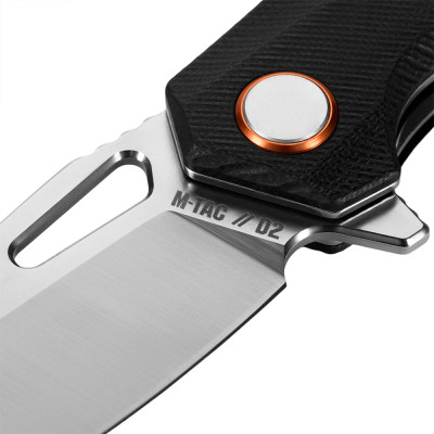 M-Tac Folding Knife Type 12 – sulankstomas peilis, Black/Steel