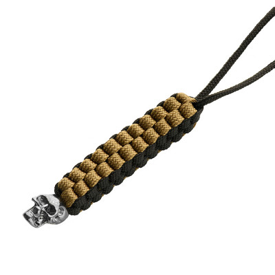 M-Tac Knife Lanyard Cuboid Skull – virvelė peiliui, Coyote/Black