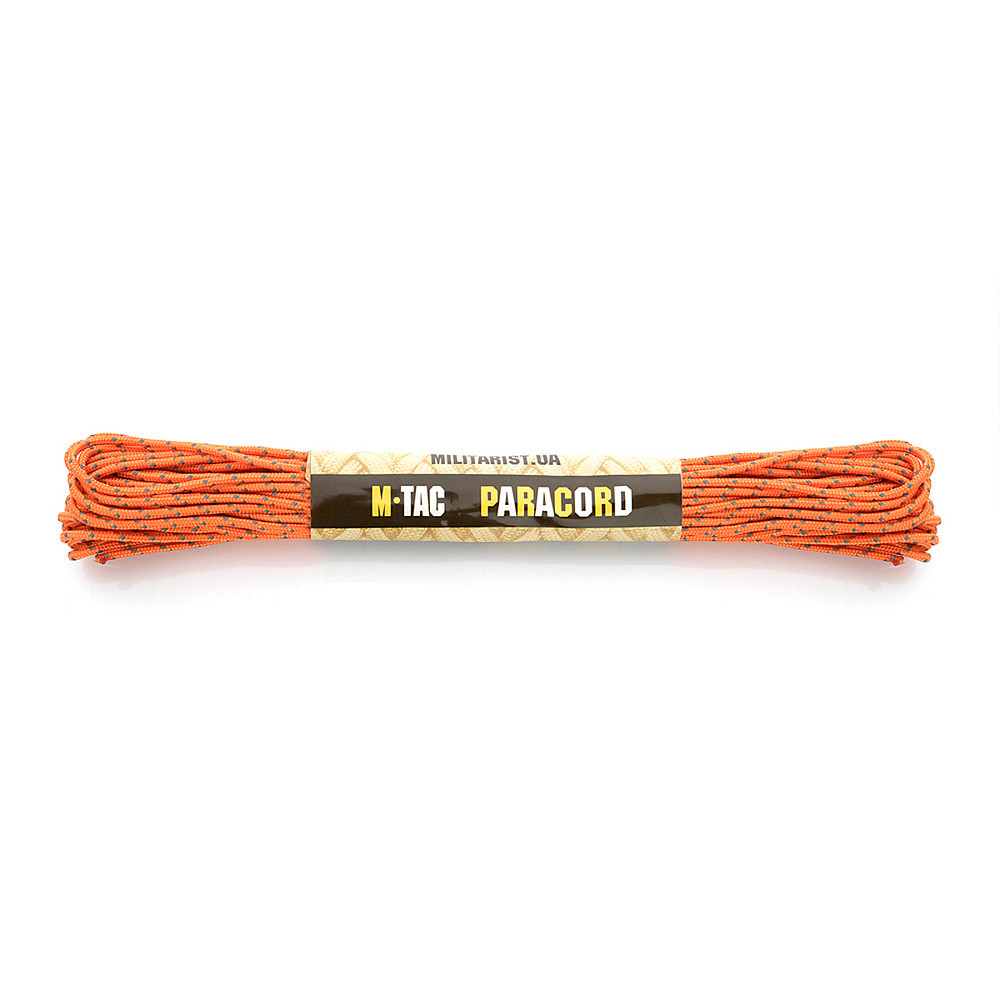 M-Tac Paracord Minicord Reflective 15 m – parakordas, Oranžinė