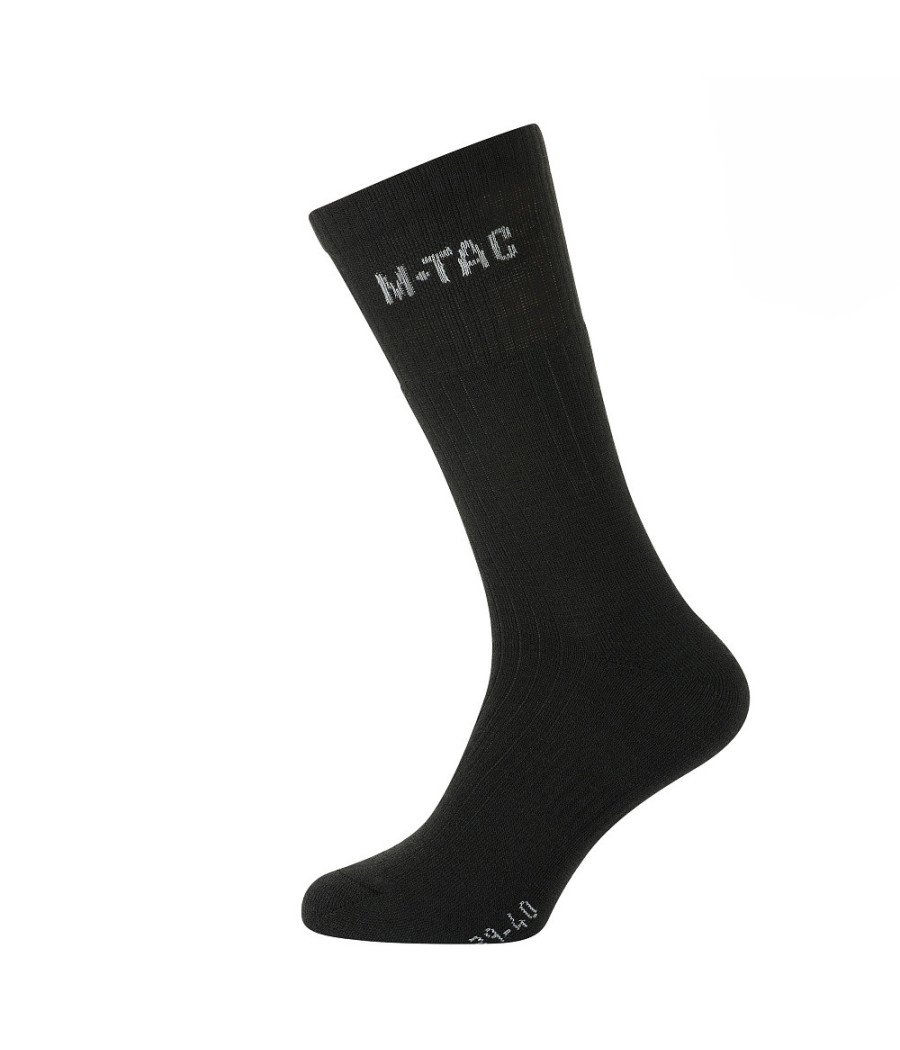 M-Tac Tactical Winter Socks Wool Black Žieminės vilnonės kojinės