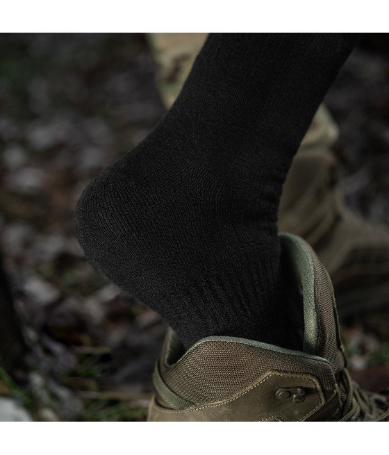 M-Tac Tactical Winter Socks Wool Black Žieminės vilnonės kojinės