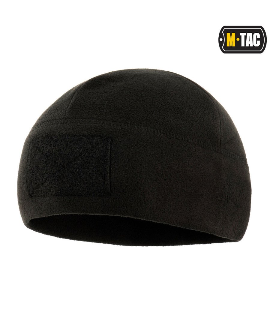 M-Tac Fleece Tactical Watch Cap Beanie With Patch Panel (270g/m2) Flisinė šilta kepurė su velcru