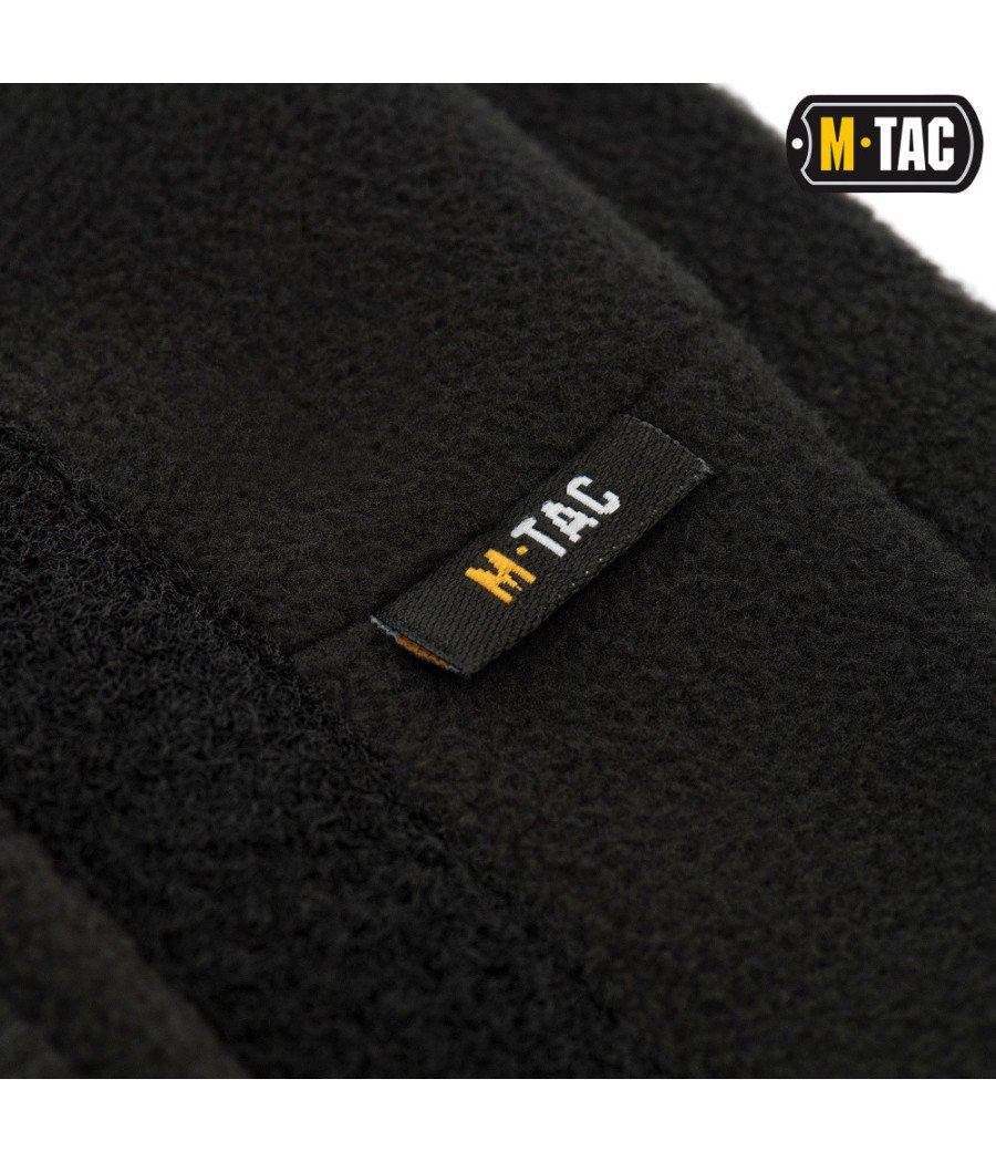 M-Tac Fleece Tactical Watch Cap Beanie With Patch Panel (270g/m2) Flisinė šilta kepurė su velcru