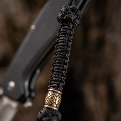 M-Tac Knife Lanyard Celtic – virvelė peiliui, Juoda