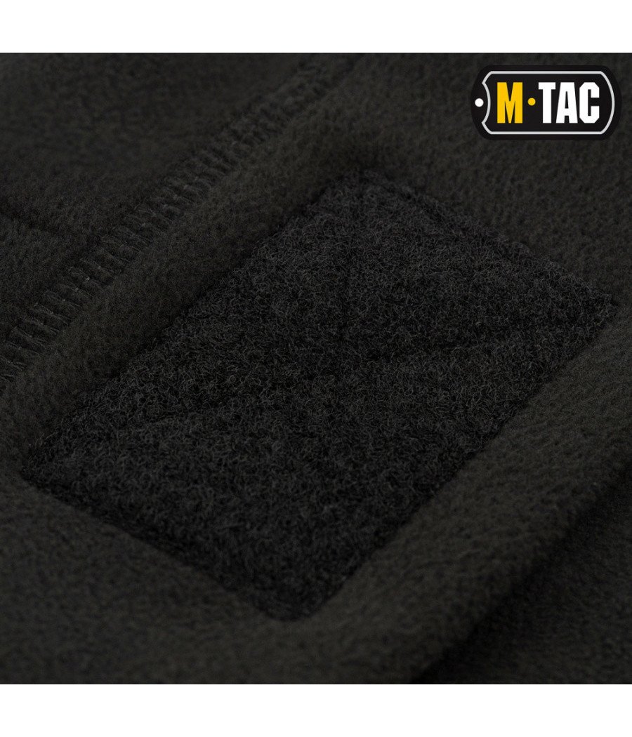 M-Tac Fleece Tactical Watch Cap Beanie With Patch Panel (270g/m2) Flisinė šilta kepurė su velcru