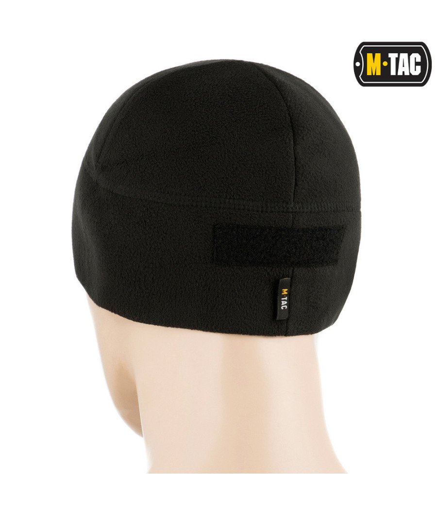 M-Tac Fleece Tactical Watch Cap Beanie With Patch Panel (270g/m2) Flisinė šilta kepurė su velcru