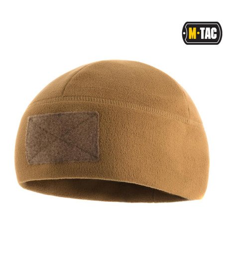M-Tac Fleece Tactical Watch Cap Beanie With Patch Panel (270g/m2) Flisinė šilta kepurė su velcru