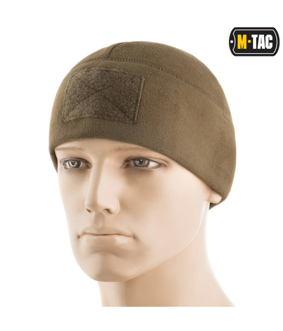 M-Tac Fleece Tactical Watch Cap Beanie With Patch Panel (270g/m2) Flisinė šilta kepurė su velcru