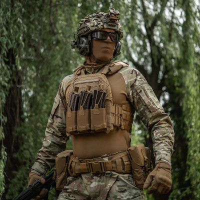 M-Tac Plate Carrier Cuirass Elite – taktinė liemenė, Coyote