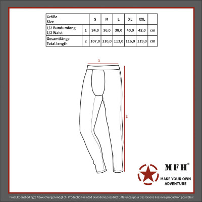 MFH Professional US Underpants Level I GEN III – termo apatinės kelnės