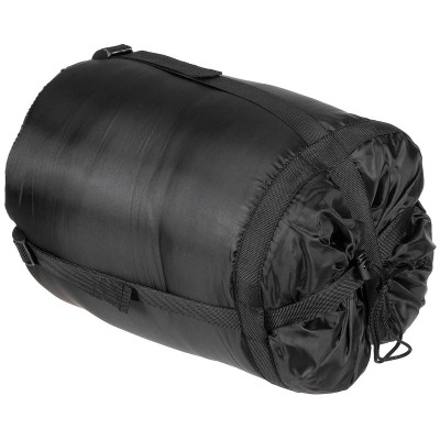 MFH Mummy Sleeping Bag – mumijos formos miegmaišis, Juoda