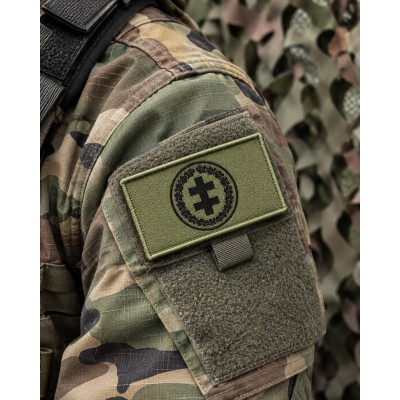 Antsiuvas austas su LŠS ženklu 90 × 50 mm Velcro