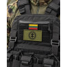 Antsiuvas austas su LŠS ženklu 90 × 50 mm Velcro