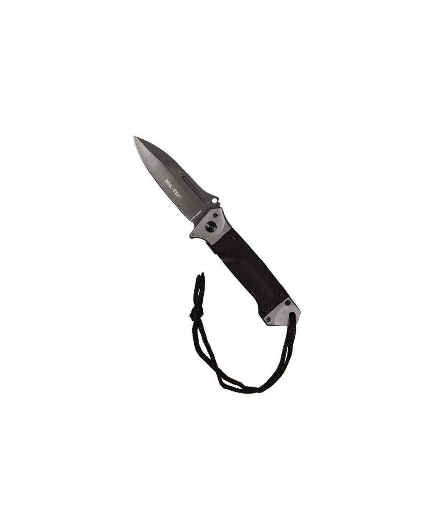 Mil-Tec Pocket Knife DA35 Black Juodas kišeninis peilis