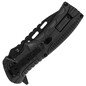 Mil-Tec One-Hand Knife Paracord w/ Fire Starter Sulankstomas išgyvenimo peilis Mil-Tec One-Hand Knife Paracord w/ Fire Starter Sulankstomas išgyvenimo peilis