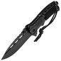 Mil-Tec One-Hand Knife Paracord w/ Fire Starter Sulankstomas išgyvenimo peilis Mil-Tec One-Hand Knife Paracord w/ Fire Starter Sulankstomas išgyvenimo peilis
