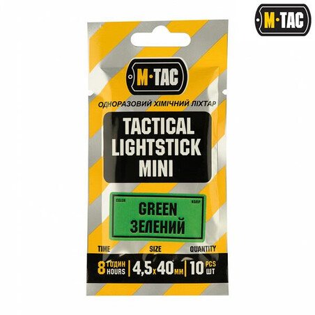 M-Tac Light Sticks 4.5х40mm Šviečiančios lazdelės, 10vnt.