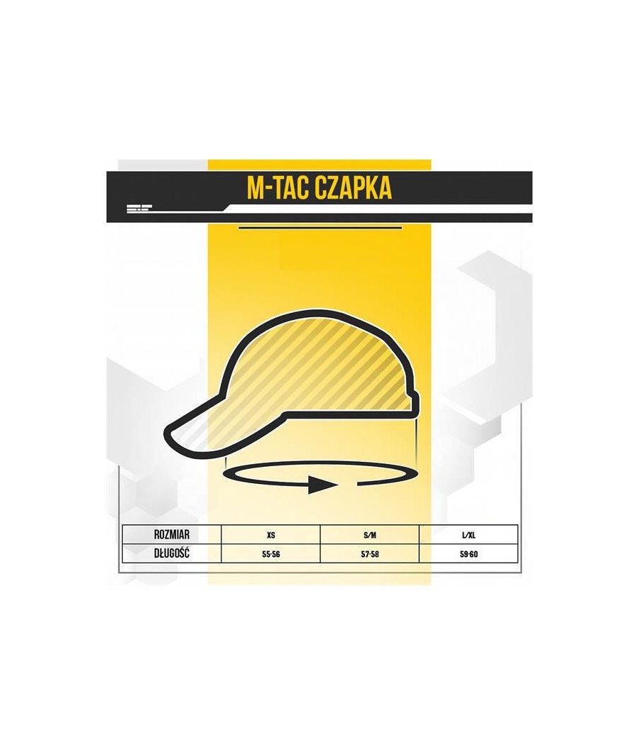 M-Tac Tactical Baseball Cap Flex Rip-Stop Kepuraitė nuo saulės su Velcro antsiuvams