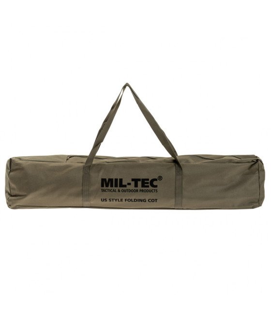 Mil-Tec Od US Style Alum. Folding Cot W. Bag Sulankstoma lauko lova su krepšiu