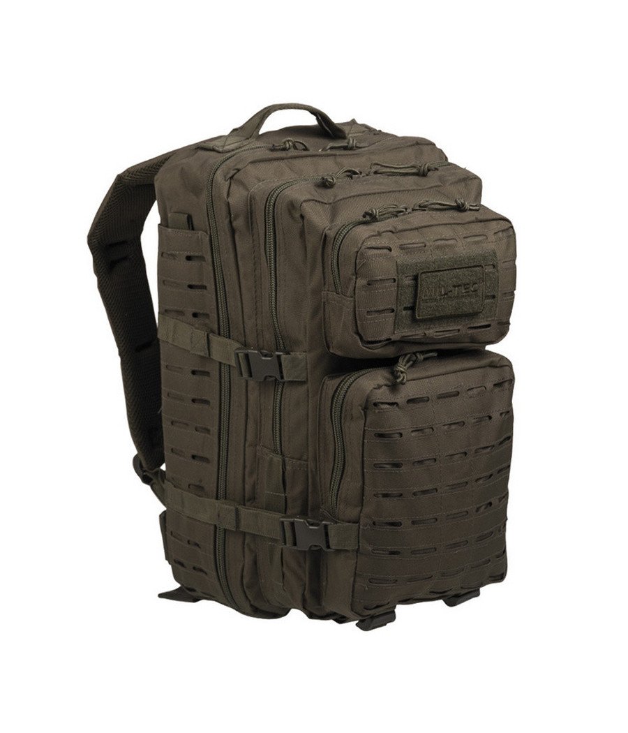 Mil-Tec Us Od Laser Cut Assault Backpack Lg Taktinė kuprinė 36 litrų