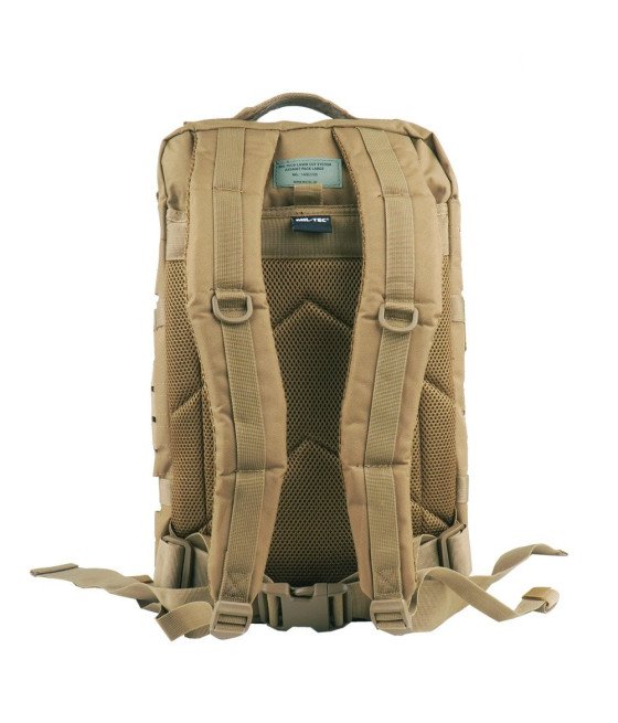 Mil-Tec Us Coyote Laser Cut Assault Backpack Lg Taktinė kuprinė 36 litrų